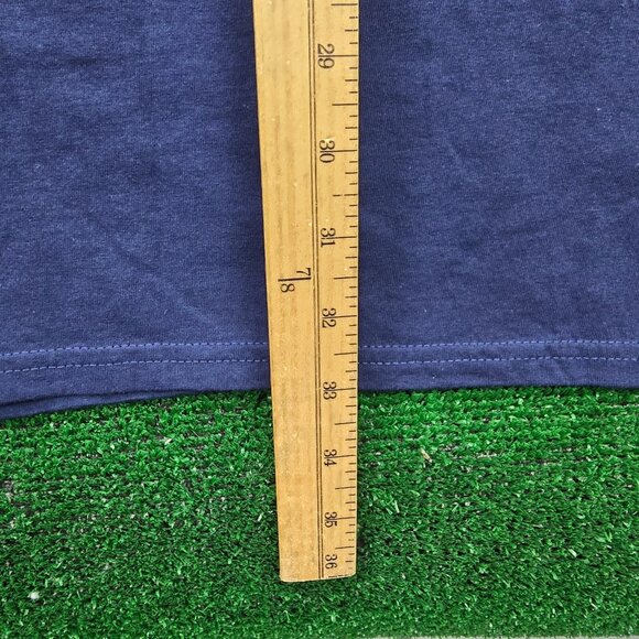 DOM Tshirt Mens 3XL‎ Short Sleeve Blue Bald Eagle Galaxy Space Graphic Casual - Picture 5 of 7